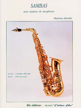 Illustration de Sambas pour quatuor de saxophones