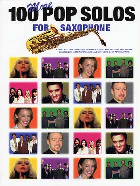 Illustration de 100 POP SOLOS MORE for saxophone : The Beatles, Coldplay, Simon & Garfunkel, U2, Sting, The Police...(facile)