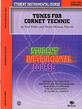 Illustration de TUNES FOR CORNET TECHNIC - Vol. 2 : advanced/intermediate (ancienne édition)