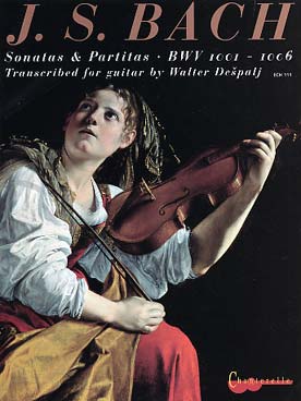 Illustration de Sonates et Partitas pour violon seul BWV 1001 à 1006 (tr. Despalj)