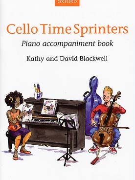 Illustration de Cello time, recueils avec CD play-along - Acc. piano du Vol. 3 sprinters sans CD