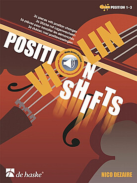 Illustration de Violin position, pièces originales avec accès audio - Violin position shifts : 36 pièces pour les changements de position 1 à 3