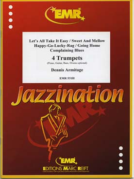 Illustration de Collection "Jazzination" pour 4 trompettes