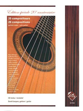 Illustration de 20E ANNIVERSAIRE des Productions d'OZ, édition spéciale de 20 compositions de 20 compositeurs, avec CD d'écoute