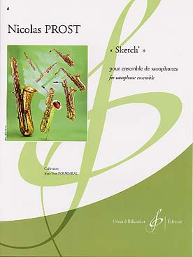 Illustration de Sketch' pour ensemble de 8 saxophones (6 altos, 1 ténor et 1 baryton)