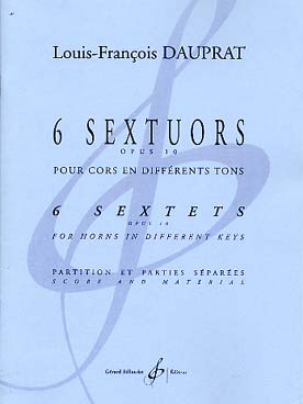 Illustration de 6 Sextuors op. 10 pour cors en différents tons