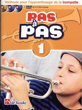 Illustration de Pas à pas : méthode de trompette - Vol. 1 avec DVD et 2 CD
