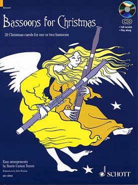Illustration bassoons for christmas