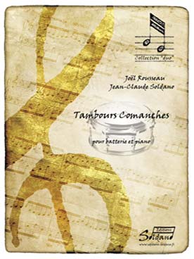 Illustration de Tambours Comanches pour batterie et piano