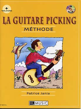 Illustration de La Guitare picking : méthode solfège et tablature, avec CD d'écoute