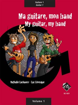 Illustration de Ma guitare, mon band : méthode d'enseignement collectif en trio - Vol. 1 : partie de guitare 1