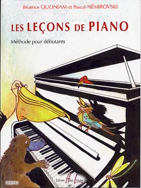 Illustration de Les Leçons de piano, méthode pour (jeunes) débutants - Vol. 1