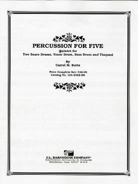 Illustration de Percussion for five