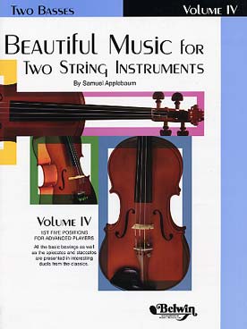 Illustration de Beautiful music for 2 strings - 2 Contrebasses Vol. 4