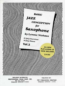 Illustration de Basic jazz conception for saxophone - Vol. 2 avec CD play-along