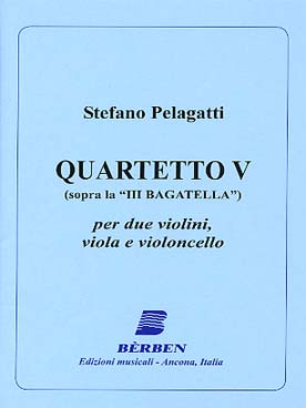 Illustration de Quartetto V (sopra la III bagatella)