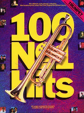 Illustration de 100 NUMBER ONE HITS for trumpet