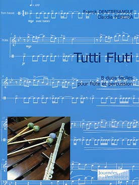Illustration de Tutti fluti : 8 duos faciles pour flûte et percussion