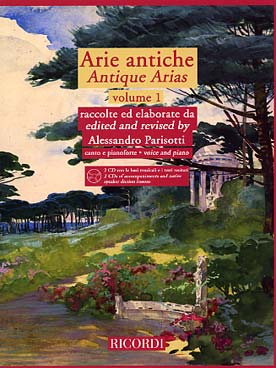 Illustration de ARIE ANTICHE (sél. et rév. Parisotti + 2 CD écoute, diction et play-along) - Vol. 1 : 20 arie