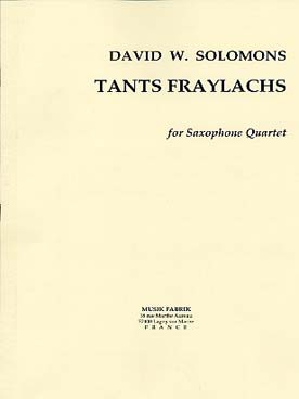 Illustration de TANTS FRAYLACHS, pièce dans le style klezmer (tr. Solomons)