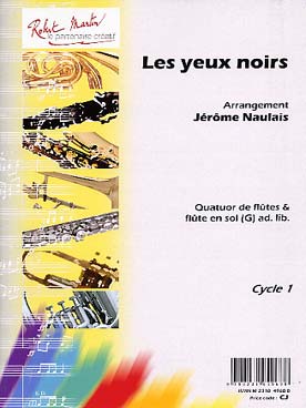 Illustration de Les YEUX NOIRS, tr. Naulais pour quatuor de flûtes et flûte en sol