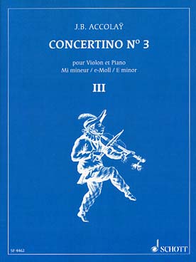 Illustration de Concertino (concerto) N° 3 en mi min