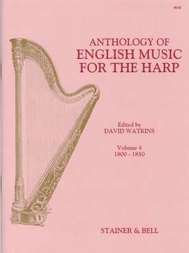 Illustration de ANTHOLOGY OF ENGLISH MUSIC FOR THE HARP - Vol. 4