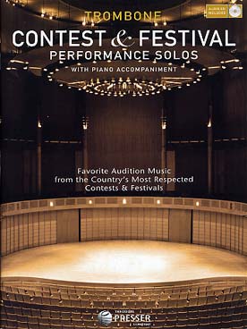 Illustration de CONTEST & FESTIVAL performance solos : 12 morceaux de Pachelbel, Moussorgsky, Bach, Haendel, Haydn, Schumann... avec CD play-along