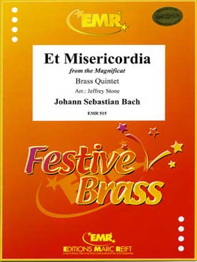 Illustration de Et Misericordia (The Magnificat) pour 2 trompettes, cor, trombone et tuba (tr. Stone)