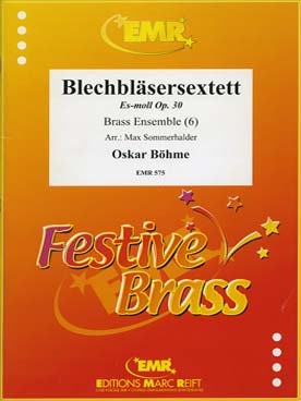 Illustration de Blechbläsersextett pour 3 trompettes, cor, trombone et tuba