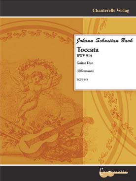 Illustration de Toccata BWV 914 en mi b m (tr. Offermann)