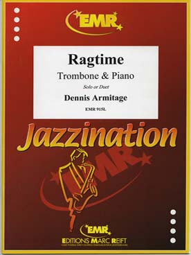 Illustration de Collection "Jazzination" pour 1 ou 2 trombones et piano - Ragtime