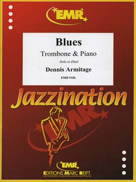 Illustration de Collection "Jazzination" pour 1 ou 2 trombones et piano - Blues