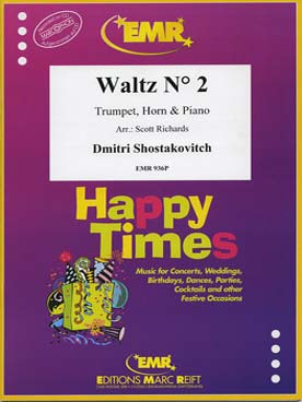 Illustration de Valse N° 2 de la suite de jazz N° 2 pour trompette, cor et piano