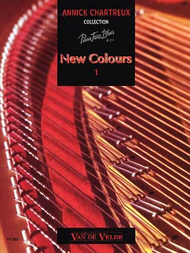 Illustration de New colours : blues, pièces jazzy, gospels, valses, ballades - Vol. 1 : niveau facile
