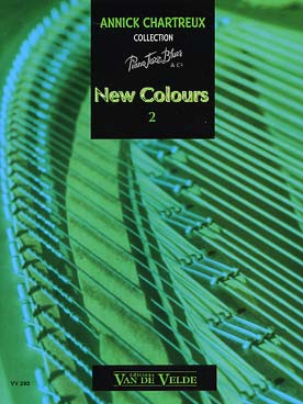 Illustration de New colours : blues, pièces jazzy, gospels, valses, ballades - Vol. 2 : niveau facile à moyen