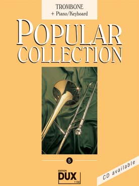 Illustration de POPULAR COLLECTION - Vol. 5 : trombone et piano