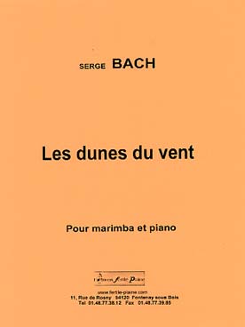 Illustration de Les Dunes du vent pour marimba et piano