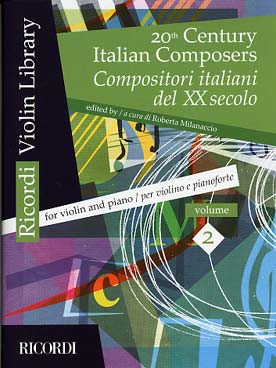 Illustration de 20TH CENTURY ITALIAN COMPOSERS Maîtres italiens du 20e siècle - Vol. 2 : Rossellini, Petrassi...