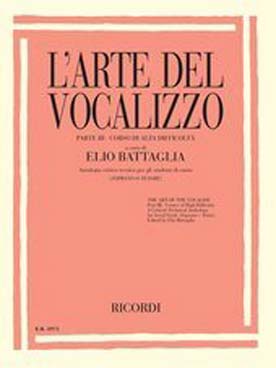 Illustration de L'Arte del vocalizzo (soprano-ténor) - Vol. 1 : preparatory course