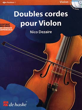 Illustration de Doubles cordes pour violon