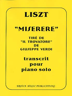 Illustration de Misere du Trovatore de Verdi - version élève (piano)