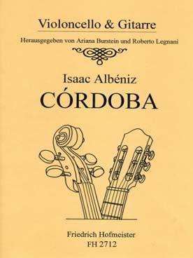 Illustration de Cordoba de Chants d'Espagne op. 232 (tr. Burstein/legnani)