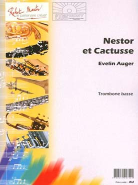 Illustration de Nestor et Cactusse pour trombone basse