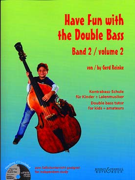 Illustration de Have fun with the double bass (texte anglais/allemand) avec CD play-along - Vol. 2