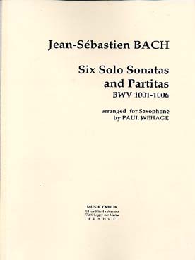 Illustration de 6 Sonates et Partitas BWV 1001-1006