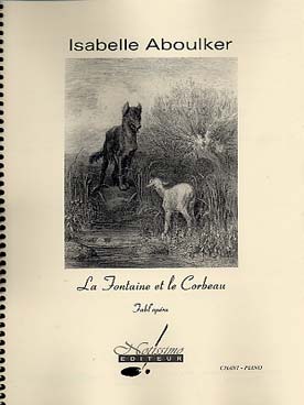 Illustration de La Fontaine et le corbeau, fabl'opéra pour comédiens, chœur d'enfants et ensemble instrumental - Chant et piano