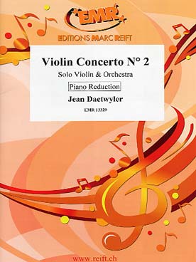 Illustration de Concerto N° 2 pour violon et orchestre, réd. piano