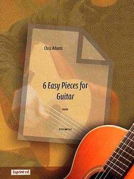 Illustration de 6 Easy pieces for guitar