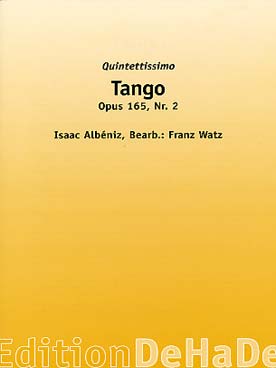 Illustration de Tango op. 165/2 pour cuivres et bois